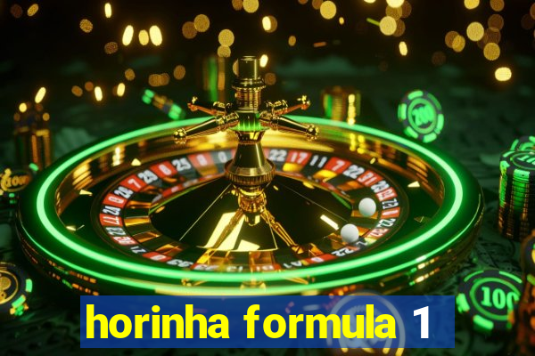 horinha formula 1